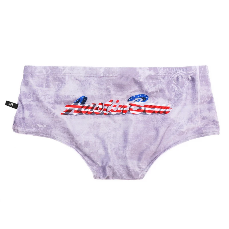 Крутой двухцветный сексуальный мужской купальник с принтом тигра летний sunga