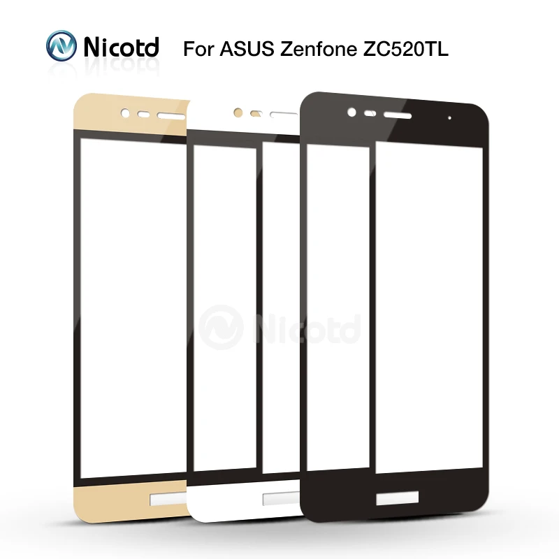 2 шт никотд полное покрытие закаленное стекло для Asus Zenfone 3 Max ZC520TL ZC553KL ZE520KL ZE552KL Live ZB501KL Защитная пленка для экрана