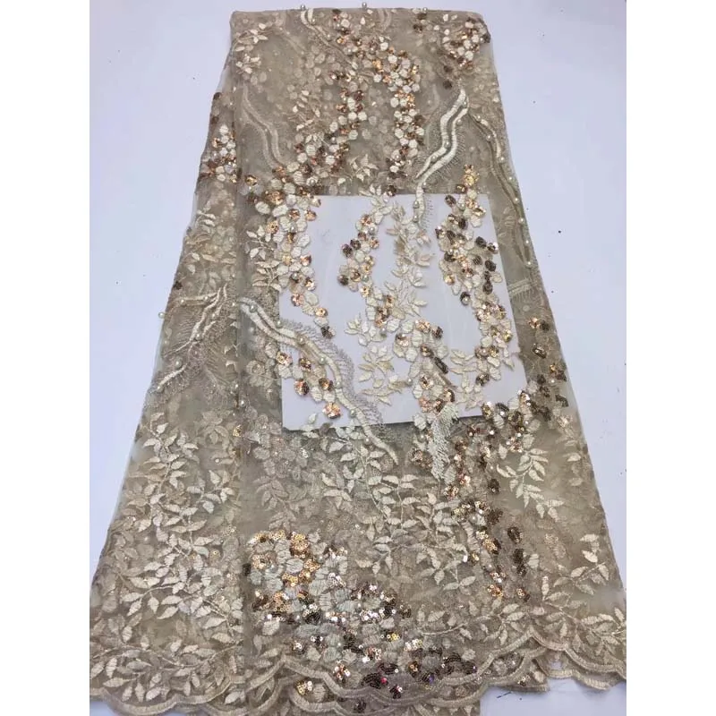 The latest African lace fabric embroidery French net tulle 0640 | Дом и сад