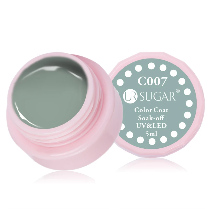 C007 Ur Sugar 5 мл УФ-Гель-лак для ногтей Набор серых и красных цветов УФ-светодиодный лак для украшения ногтей маникюрный лак - Цвет: C007