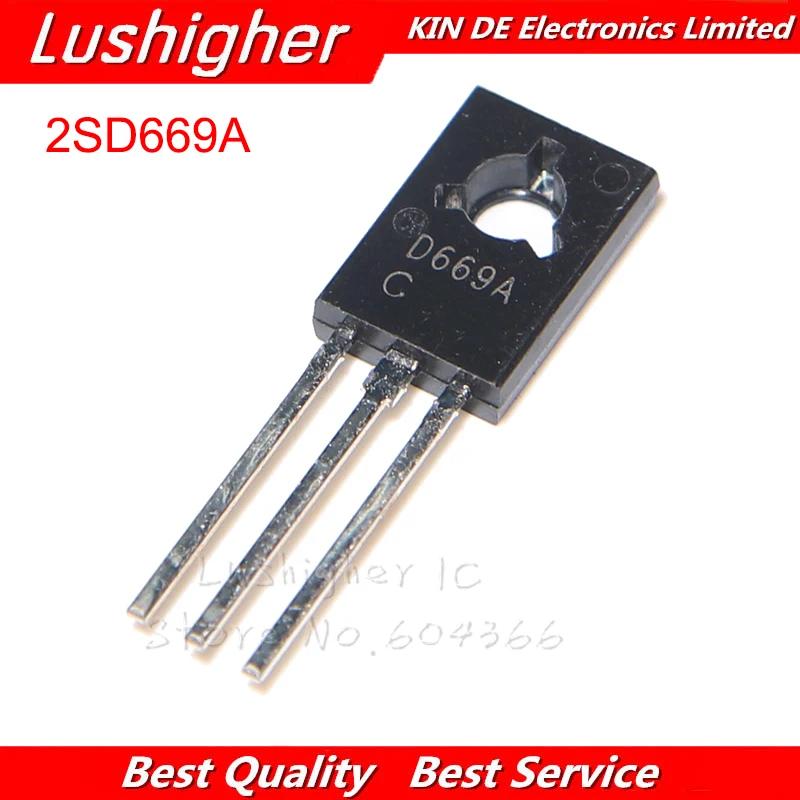 10 пар транзисторов 2SD669A 2SB649A D669A + B649A TO-126 всего 20 шт. | Электронные компоненты и