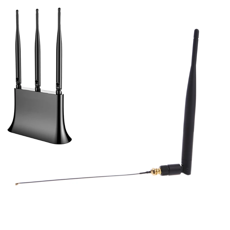 2 4 ГГц 5dBi Wifi антенна PCI U. FL IPX к RP SMA наружный кабель удлинитель|Антенны для