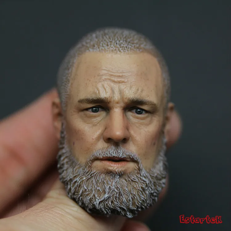 ESTARTEK 1/6 й масштаб Ноев ковчег Спаситель Руссо клау голова бороды Лепка для 12