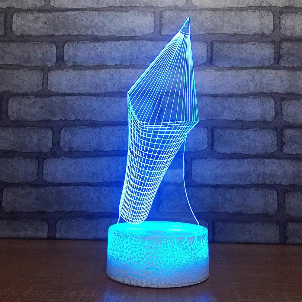 Красочная светодиодная атмосфера спальня 3d настольная лампа производитель