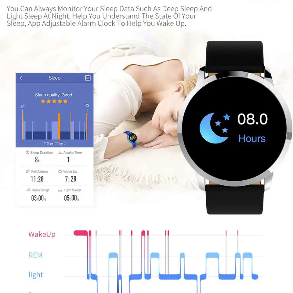 Смарт часы Q8 с цветным OLED экраном 1 0 дюйма для Android и iOS|smart watch|watch for androidheart rate smart watch
