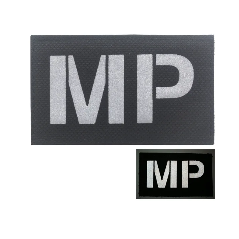 Светоотражающий MP Военный полицейский тактический армейский патч ПВХ Застежка
