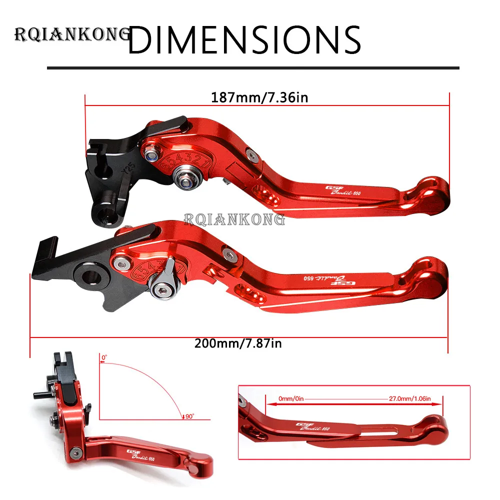 CNC Складной Мотоцикл рычаг для Suzuki SV1000/S TL1000R GSF650 GSF 650 BANDIT GSX1400 1998 2007 Регулируемые