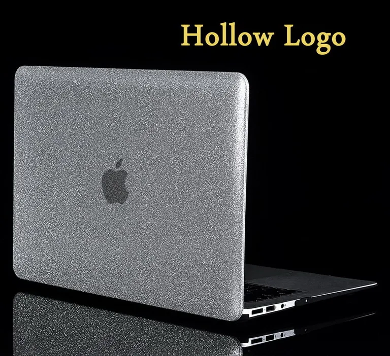 sf- Silver Блестящий жесткий чехол для ноутбука Apple Macbook Air Pro Retina1" 12" 1" 15" чехол для Mac book New Air 13 New pro 13 15 Touch bar - Цвет: sf- Silver