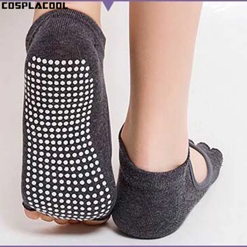 Носки [COSPLACOOL] женские короткие носки с открытой спиной для танцев и пилатеса