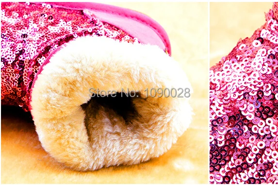 5 цветов детские сапоги 2017 зимние для девочек Bling paillette теплая зимняя обувь