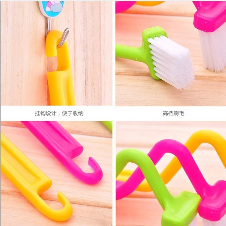 1 шт. новая утолщенная щетка для унитаза гнущаяся ручка очистки v-образная форма S