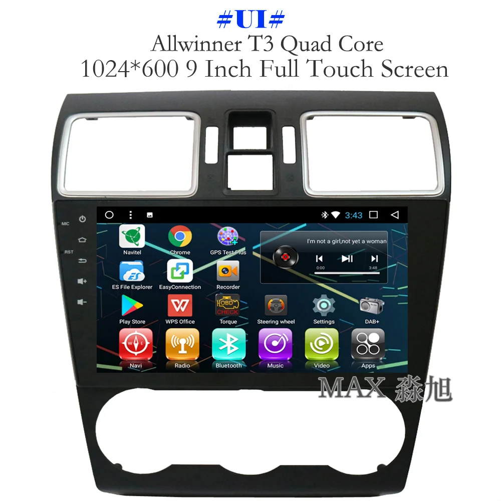 MAX 2G 16G GPS Navigation System Android Car DVD Player for Subaru Forester 2017 Radio RDS Bluetooth 4G WiFi SWC Free Map | Автомобили и