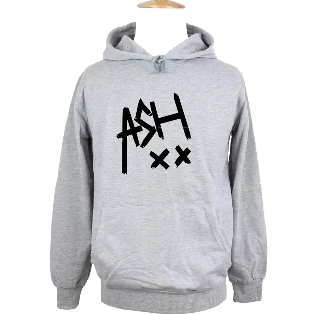 ASH 5SOS Эштон Ирвин музыка Tumblr 5 SOS группа дизайн толстовка мужская женская толстовка для мальчиков топы белый серый красный желтый - Цвет: Gray