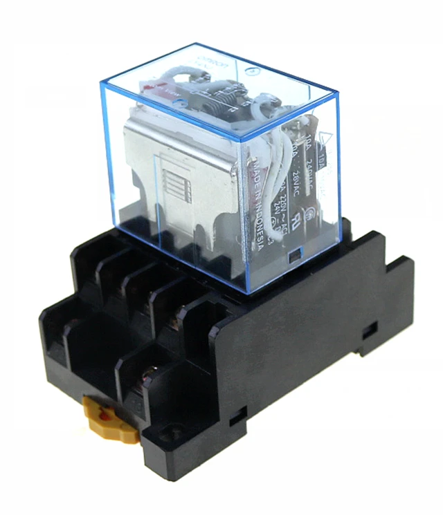 LY4NJ HH64P DC 12V 14PIN релейная катушка 4PDT с цоколем PTF14A | Обустройство дома