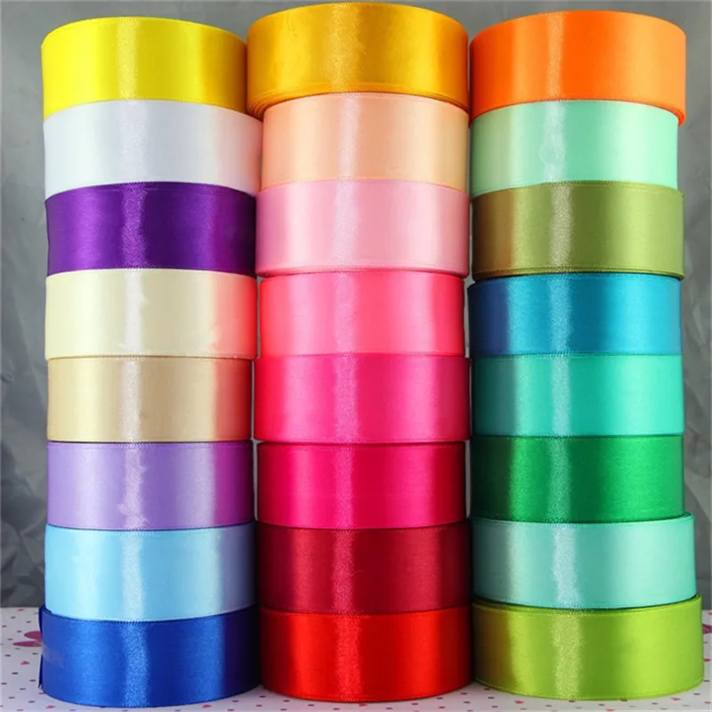 Длина 22 м ширина 4 см Шелковый Атласный органза Полиэстер grosgrain лента DIY свадебное