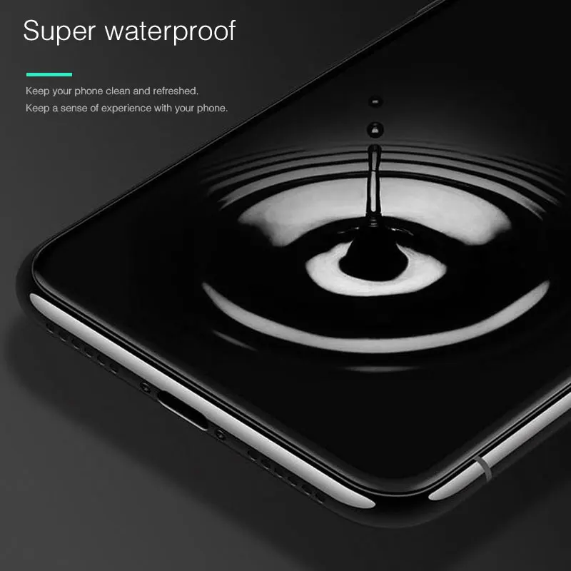 Черное полное покрытие 2.5D цветное стекло для Iphone 6 Plus 6s Se 7 8 X Xr Xs Max защитная