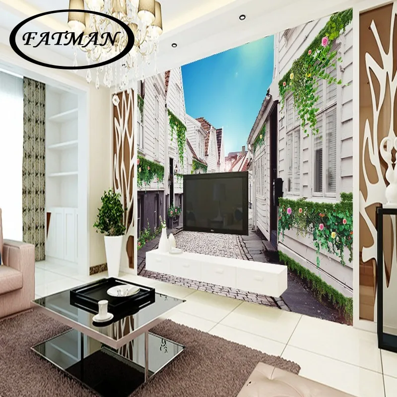 Дропшиппинг Fatman фото обои 3d ночного города обои Home Decor Гостиная Спальня обои Papel де сравнению 3d