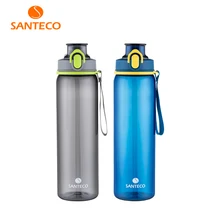 Santeco легкая бутылка для воды без бисфенола тритан бутылка для воды 500 мл 800 мл