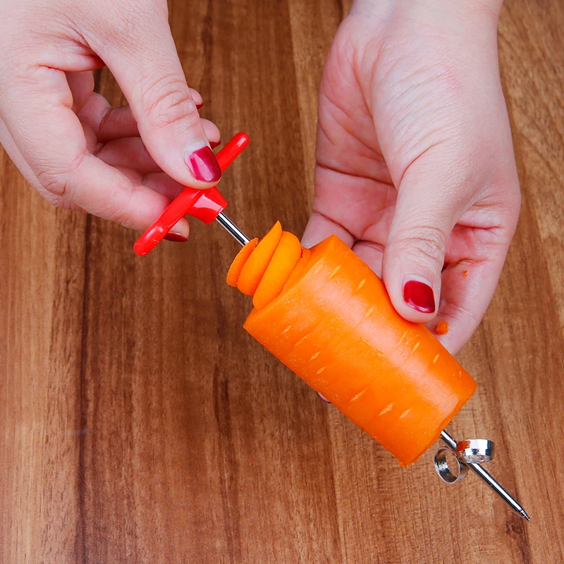 Home kitchen Vegetable Fruit Spiral Cutter Manual Roller Slicer Radish Potato Kitchen Tools |