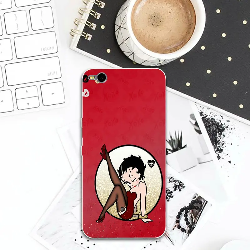 Soft TPU Mobile Phone Case for HTC One U11 M7 M8 M9 M10 E9 Plus Desire 530 626 628 630 816 820 Shell Bag Sexy Girl Betty Boop |