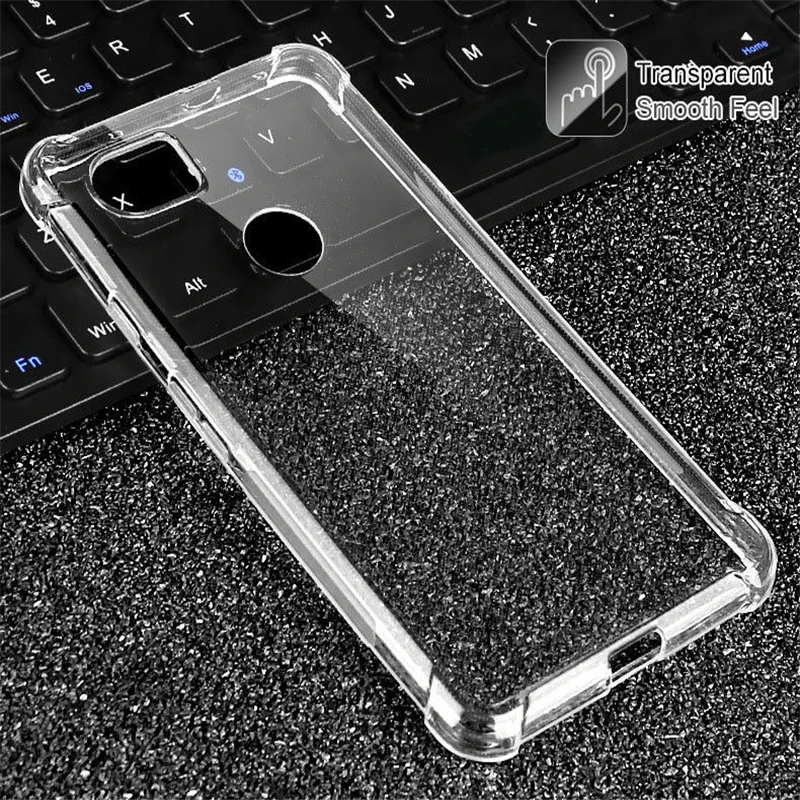 Прозрачный чехол для Google Pixel 3 3a XL Мягкий ТПУ гелевый прозрачный силиконовый из