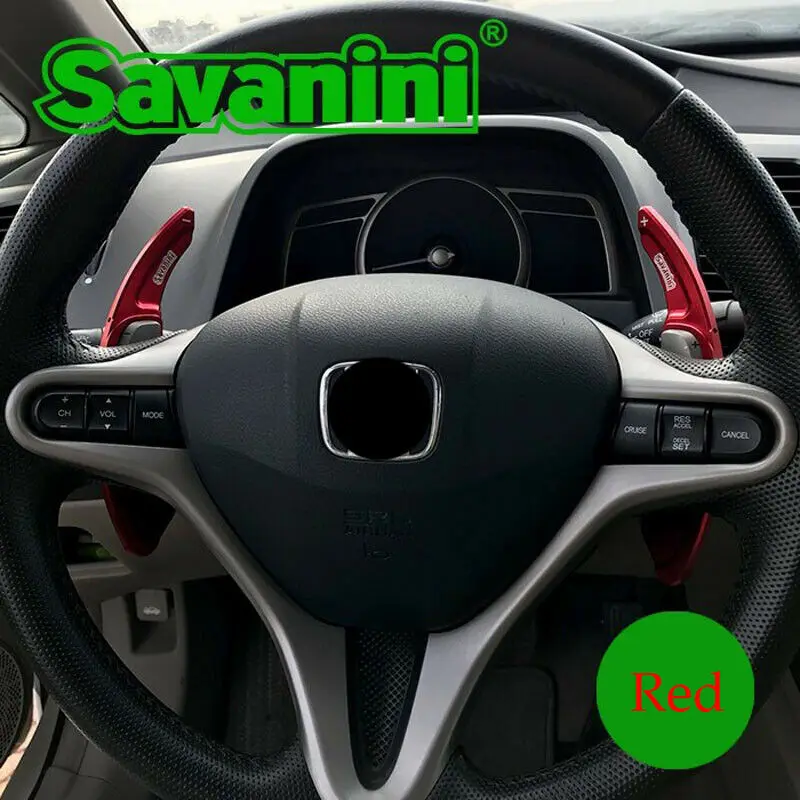 Savanini сплав надстройка рулевого колеса DSG весло переключения расширение для Honda Civic 2009-2011