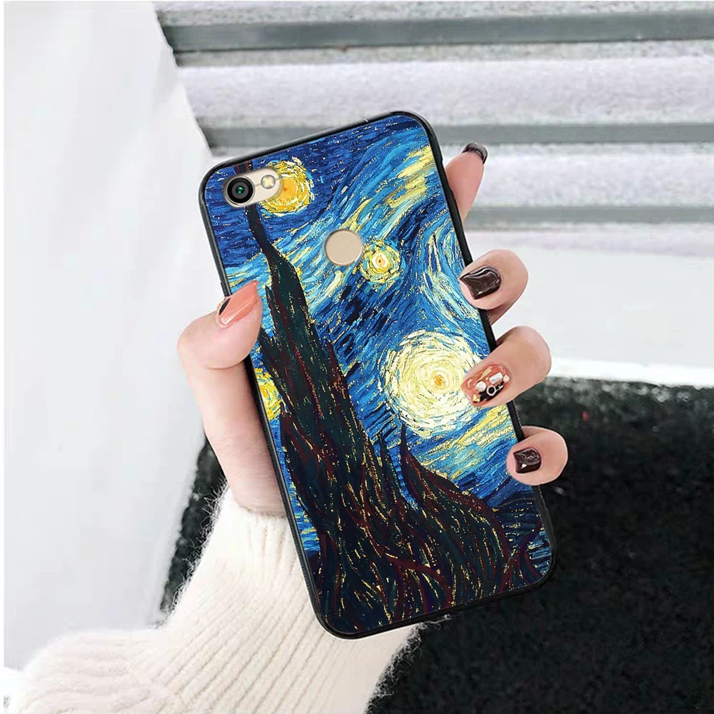 Lavaza Vangh Starry Night Tardis Silicone Case for Xiaomi Redmi 4A 4X 5 5A 6 6A 7 7A 8 8A K20 Pro Plus S2 Go | Мобильные телефоны и