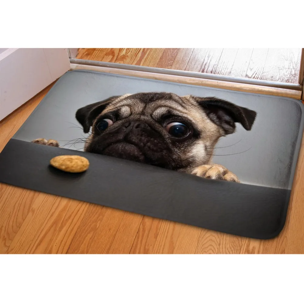 HUGSIDEA 3D крутой коврик с изображением животных лошади волка для улицы Добро