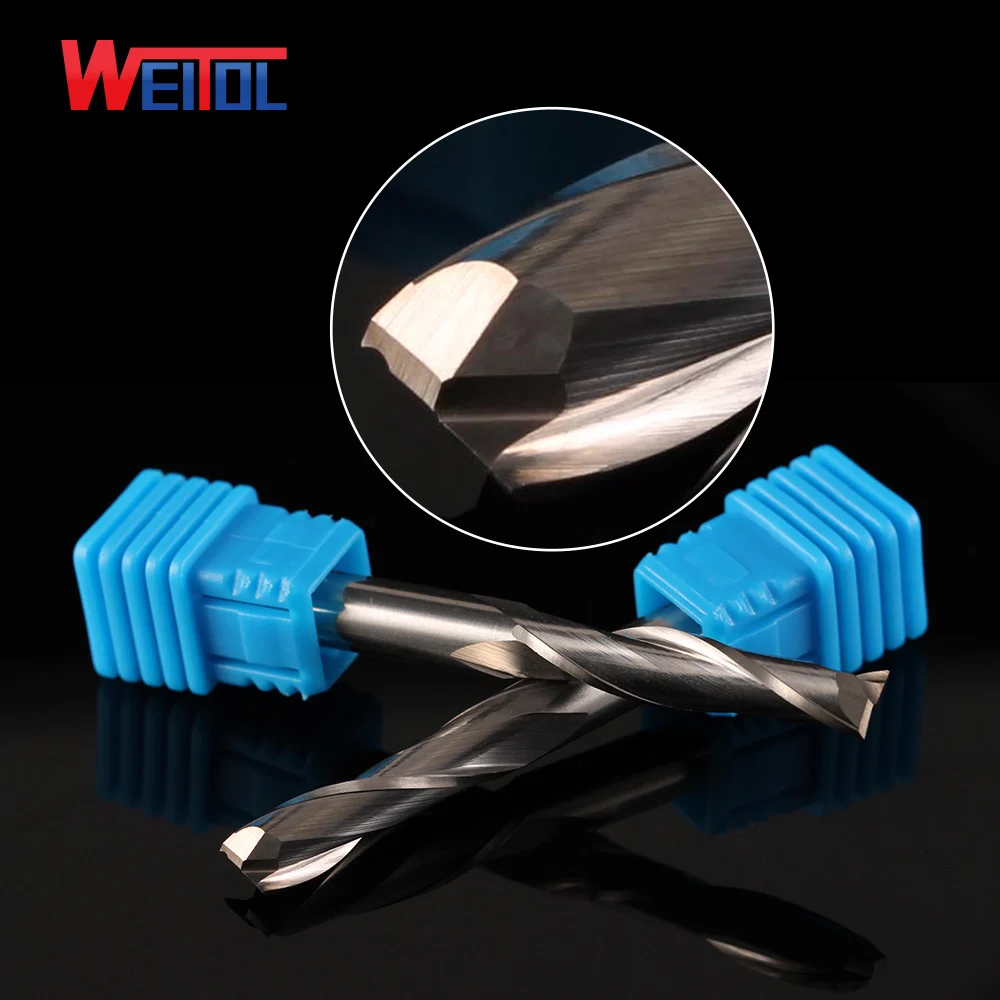 Weitol N 6 мм с двумя краями Фрезерный резак спиральная режущая головка компьютерный