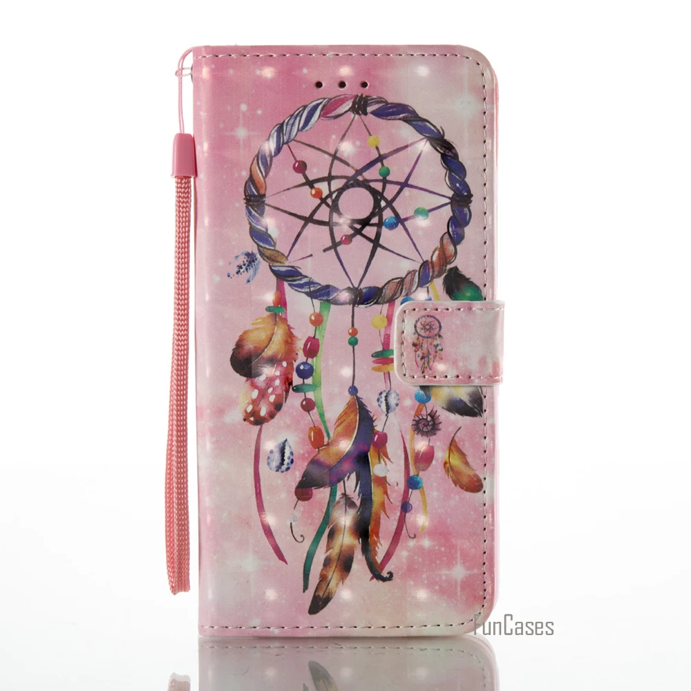 Luxury 3D Painted PU leather Flip Case For Samsung S8 Plus S6 Edge S7 S5 Cows Case For Samsung Galaxy J3 J5 J7 A5 A3 - Цвет: 5