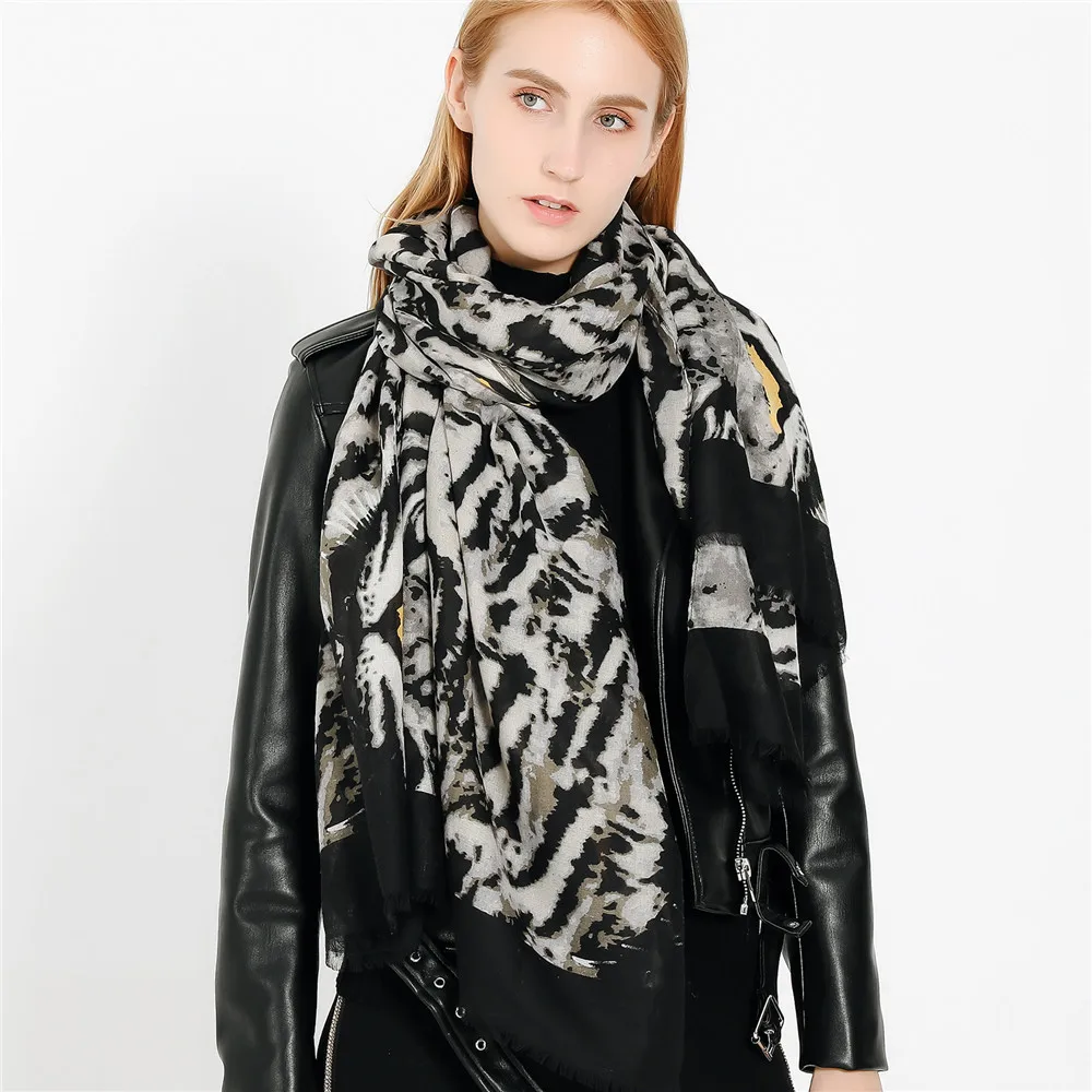 Cachecol Leopard Women Scarf Female Scarves For Cotton Linen Ladies Shawl Tassel Foulard Femme Schal MT029 | Аксессуары для одежды