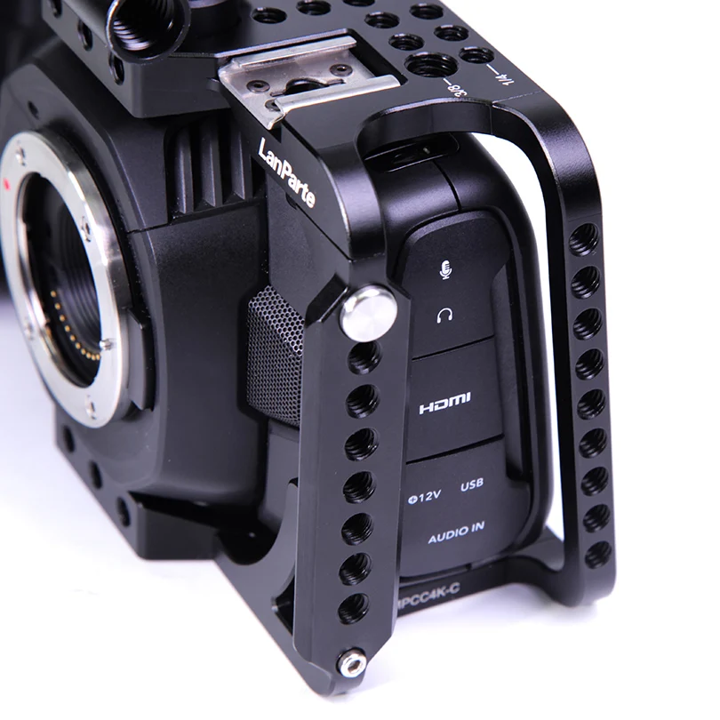 Lanparte BMPCC 4K камера Полный Корпус с SSD T5 зажим для Samsung Blackmagic дизайн карманная