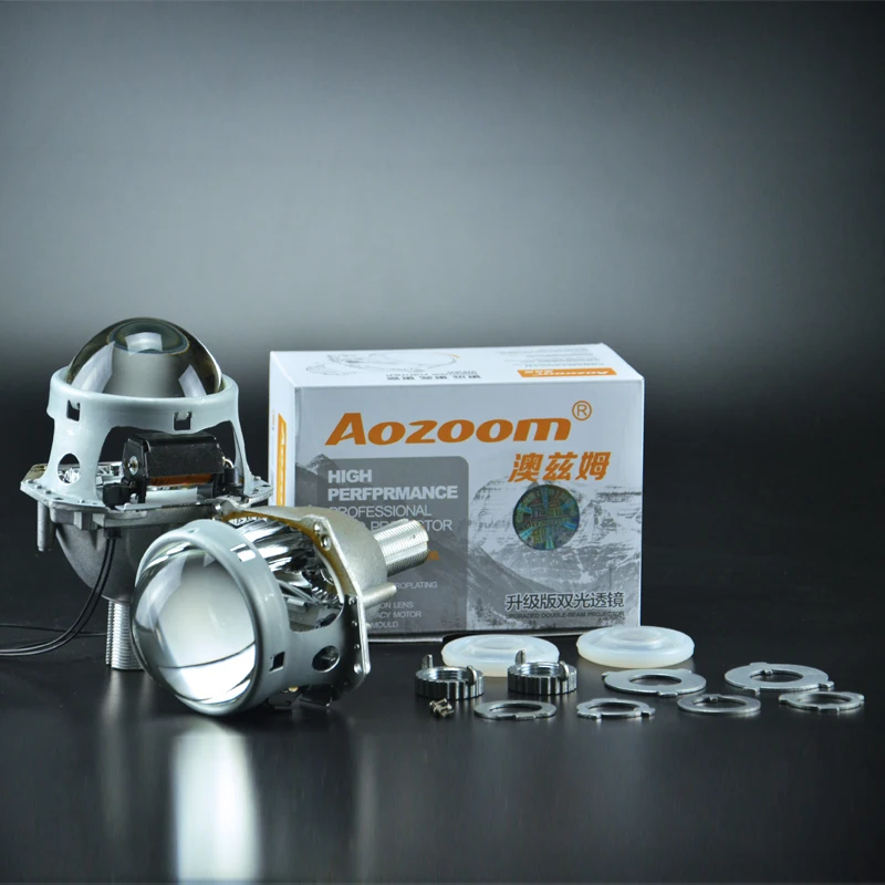 2017 Aozoom автомобильный Стайлинг Авто головной свет 3 0 дюйма линзы проектора bi xenon