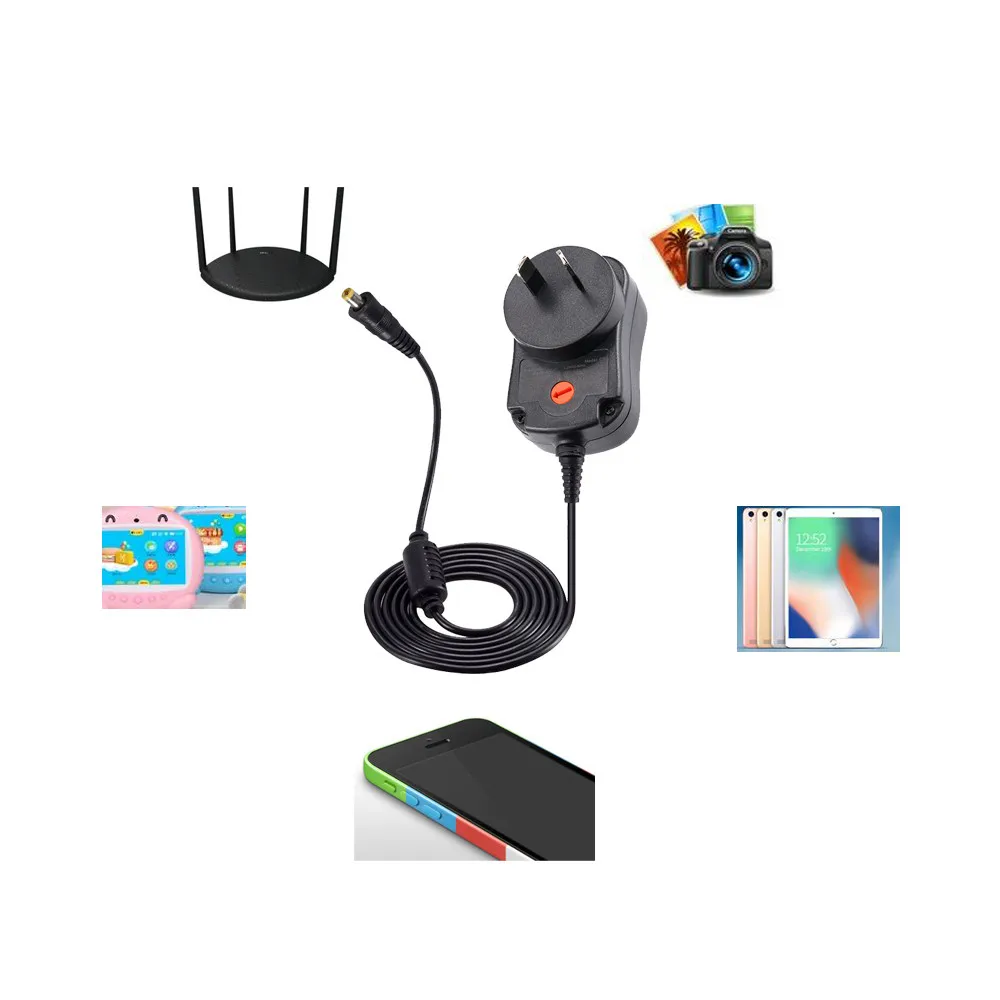 Универсальный адаптер питания переменного/постоянного тока 12 Вт Австралия 8