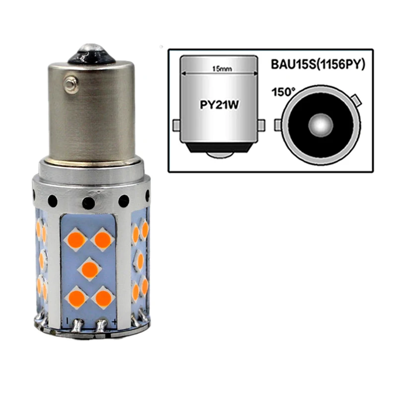 Светодиодсветодиодный лампы YSY T20 Led Canbus 3030 LED W21W 1156 7507 BAU15S без гипер вспышки