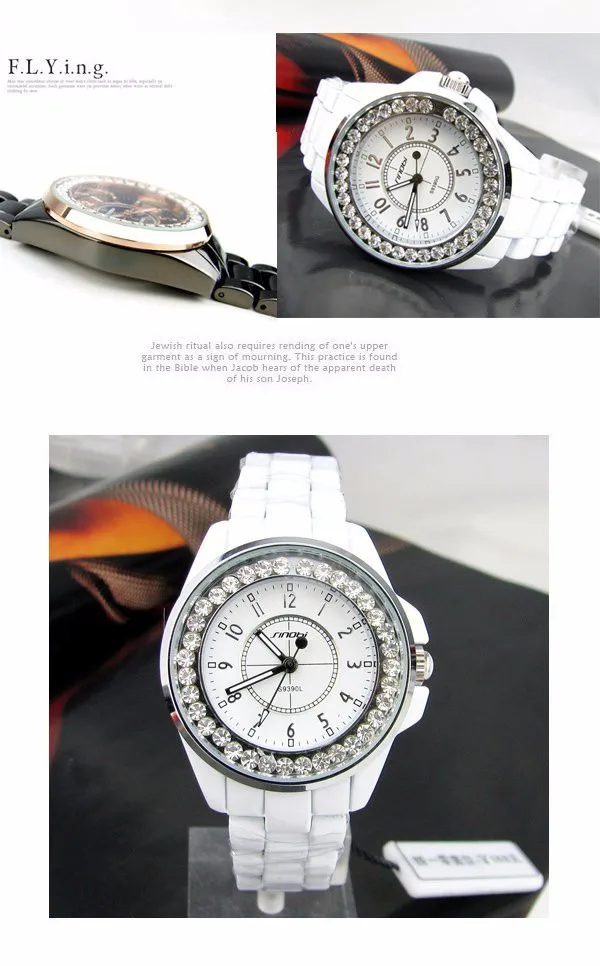 Роскошные Стальные кварцевые часы SINOBI со стразами женские наручные подарок