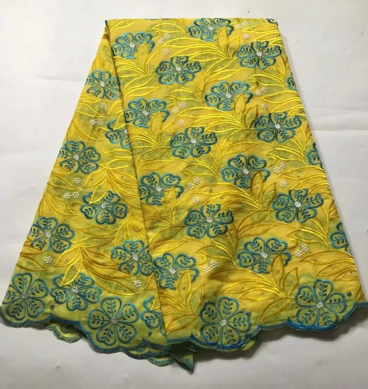 Африканское сухое кружево ткани высокого качества хлопок для нигерийских мужчин