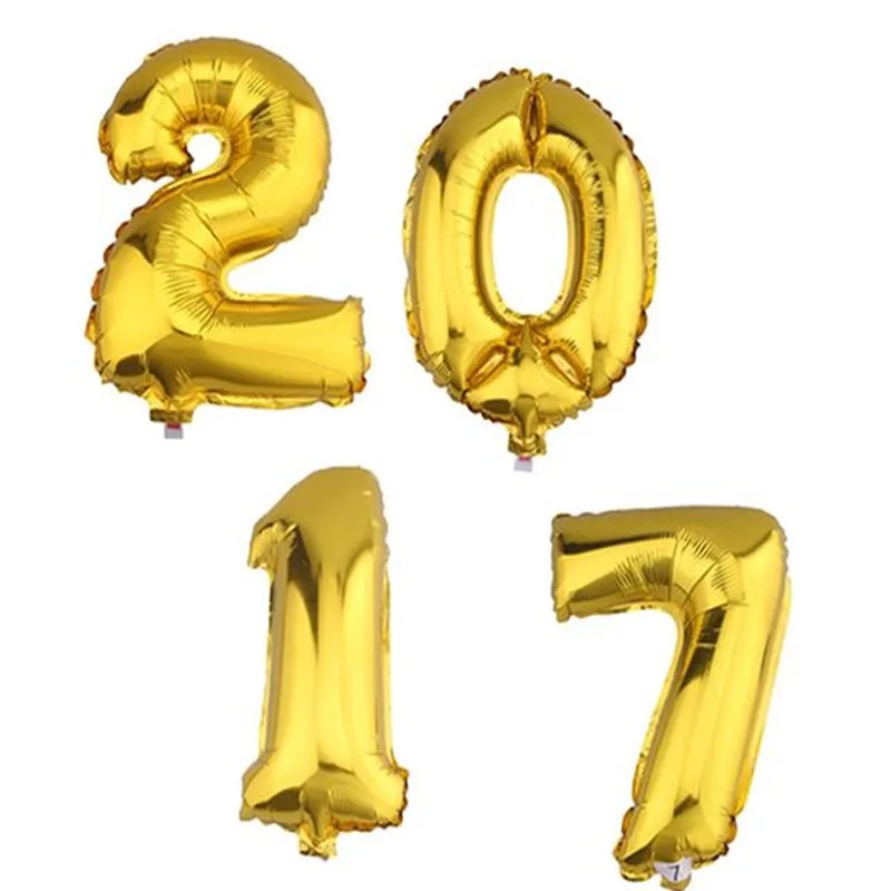 32 дюймовые золотые серебряные большие фотообои огромные цифры день рождения