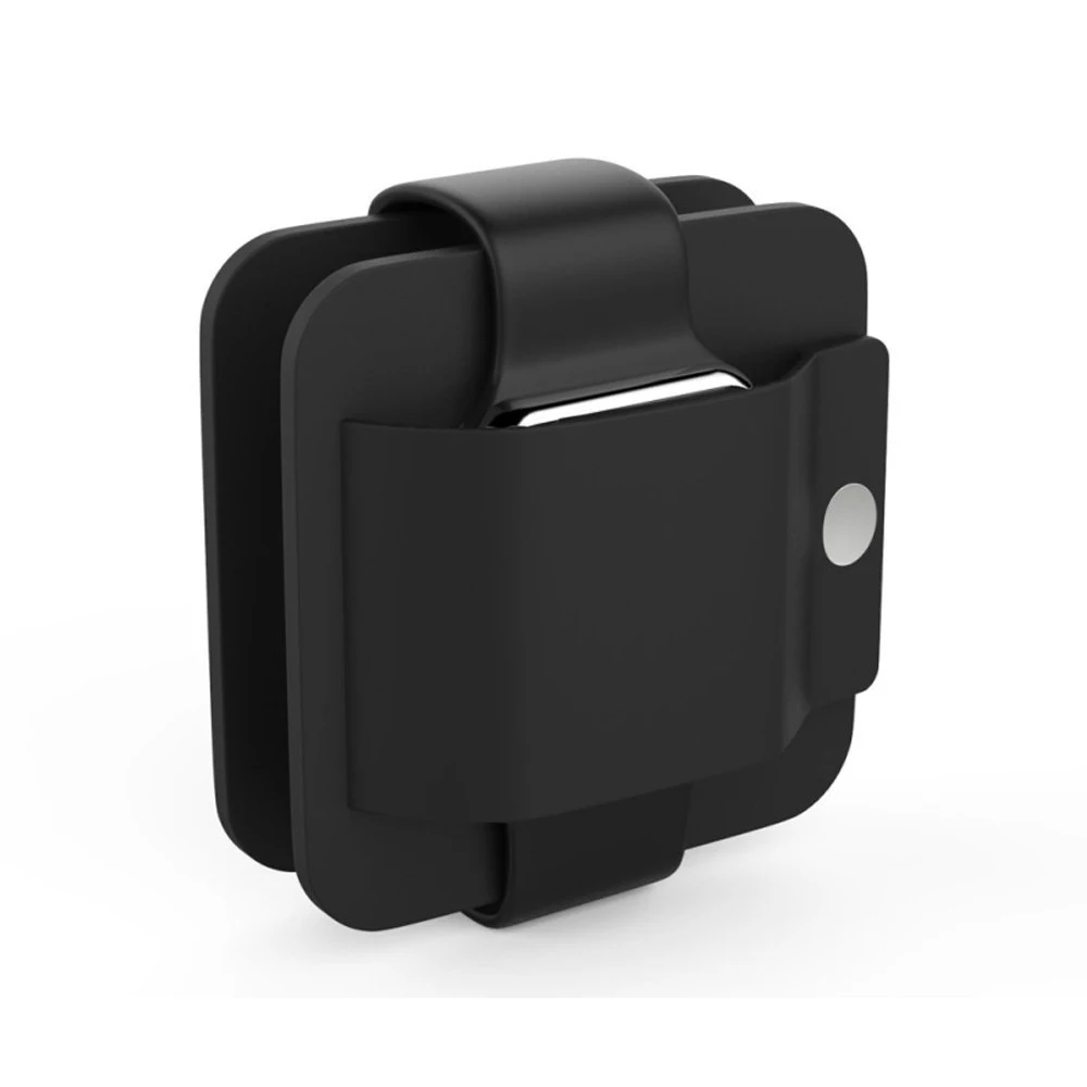 Для Apple Watch зарядный кошелек Чехол, мягкий, часы в силиконовом корпусе Зарядное устройство Держатель защитный кейс для хранения дорожная сумка чехол для серии 1 2 38/42 мм