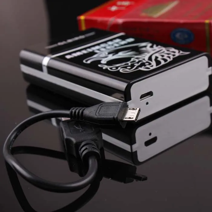 Креативная зажигалка, usb зарядка, сенсорный индукционный крест, двойная дуга, зажигалка, дисплей, мощная, умная, прикуриватель для мужчин, для курения - Цвет: Other Style