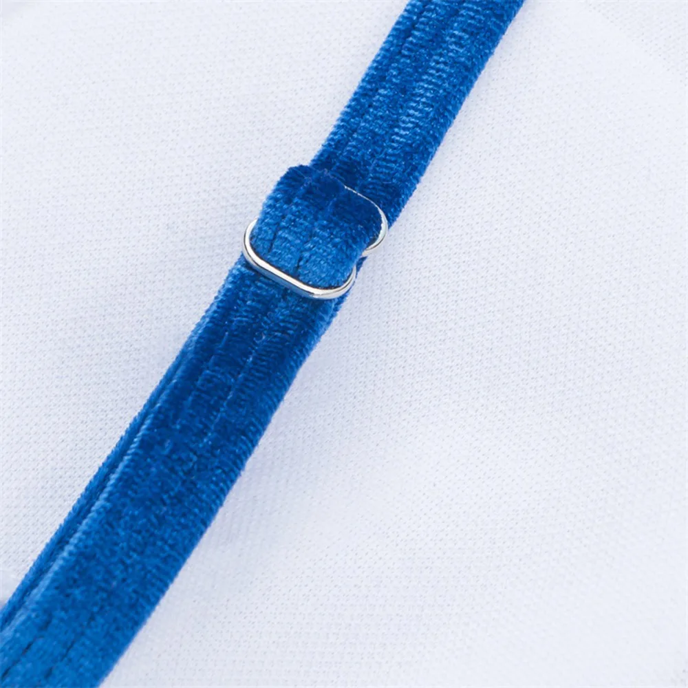 Swimwear Velvet High Waist Swimsuit Solid Reffle Bikini Set Swimming Suit For Women Bathing Suit Female May Bathers Beachwear