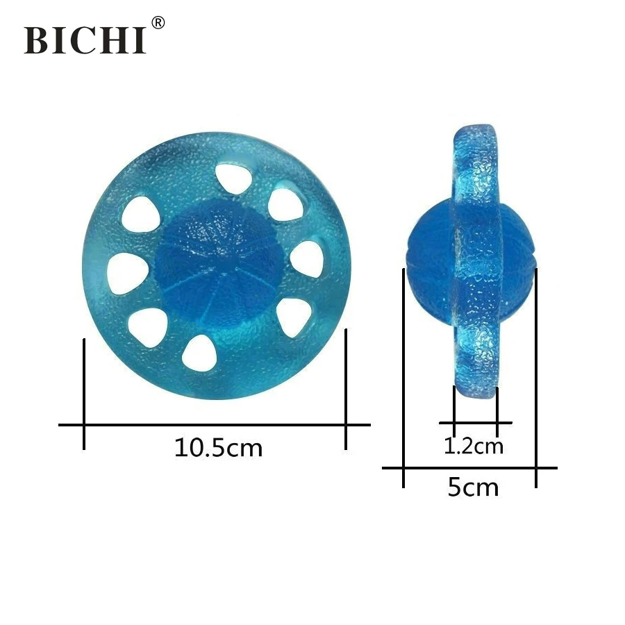 BICHI 8 Hole Silicone Hand Grip Strengthener Finger Extensor Exerciser Thera-Band Strength Training Fitness Hands Equipment | Спорт и