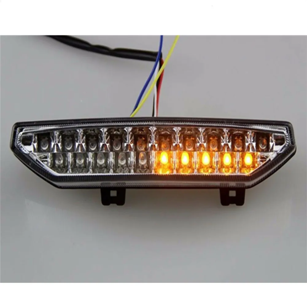 

Motorcycle LED Tail Brake Turn Signals Integrated Led Light Clear For KAWASAKI NINJA ZX 6R ZX-6R ZX6R 2007-2008 07 08