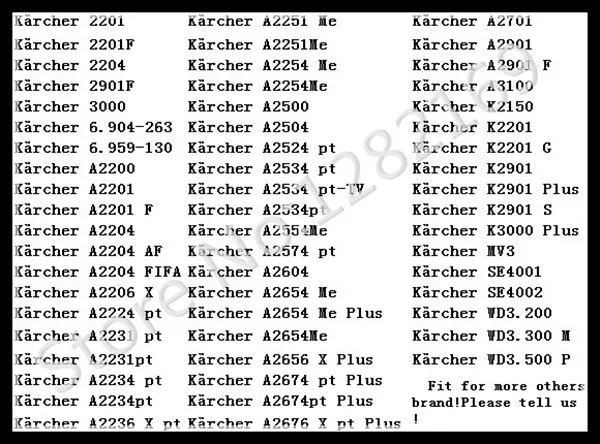 Пылесос моющийся мешок-пылесборник для Karcher 2201,3000, A2204, A2701, A2604, A2234pt и т. Д