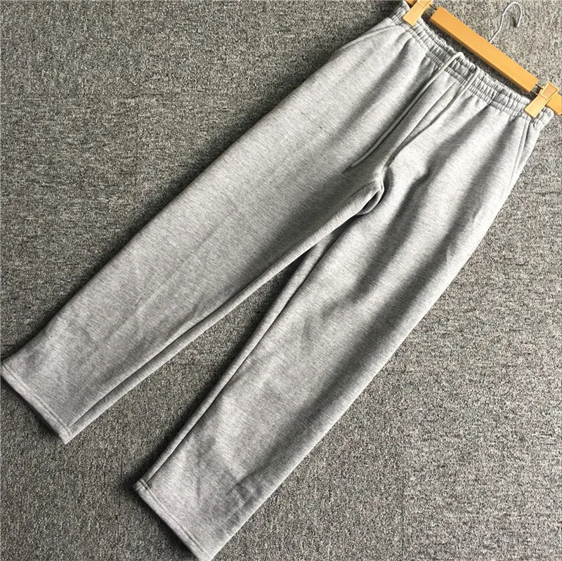 Брюки мужские флисовые свободного покроя повседневные спортивные штаны