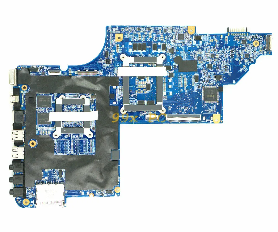 Материнская плата для ноутбука hp Pavilion DV6 DV6-6000 материнская 641487-001 HM65 W/HD6490 GPU DDR3 тест