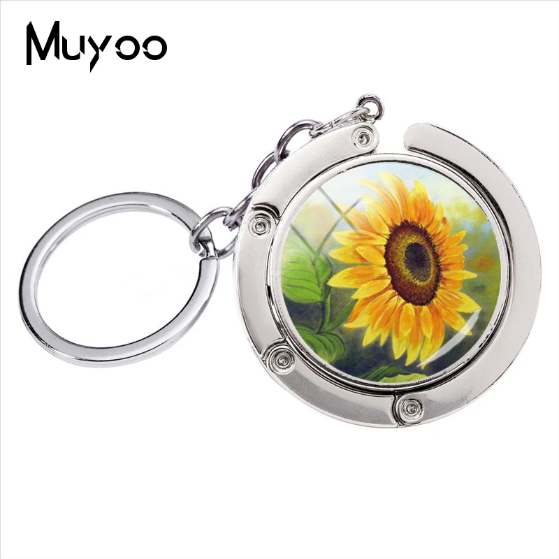 2018 Новое поступление красивые свежий подсолнечника кабошоны разрисованные