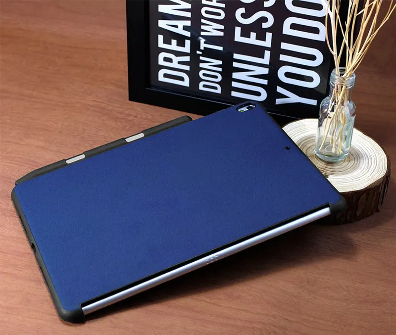 Blue WOWCASE чехол-карандаш для планшета для iPad Air 3 чехол из Твила PU Мягкий противоударный чехол для iPad Air 10,5 Funda - Цвет: Blue
