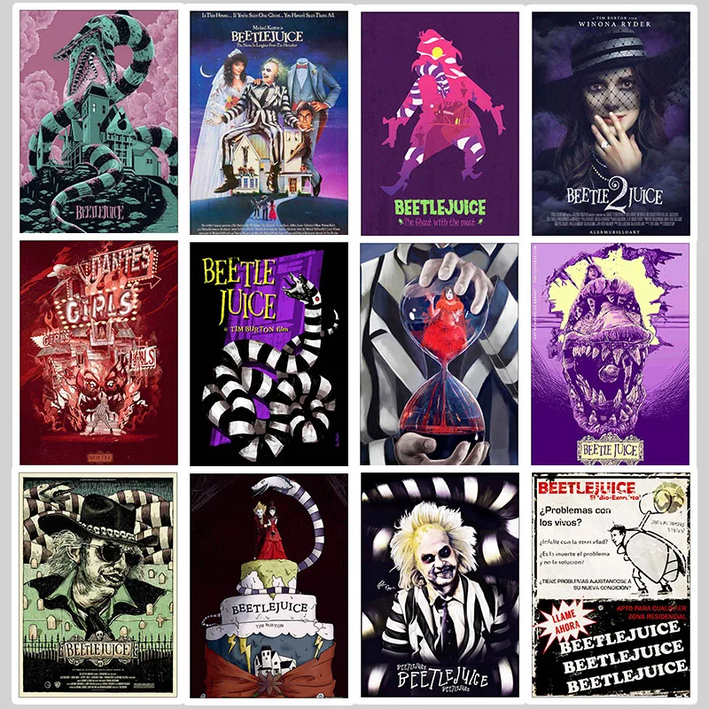 25 шт. Классическая наклейка для фильма ужасов Beetle juice наклейка s на гитару мотоцикл чемодан Скейтборд Сноуборд холодильник ноутбук