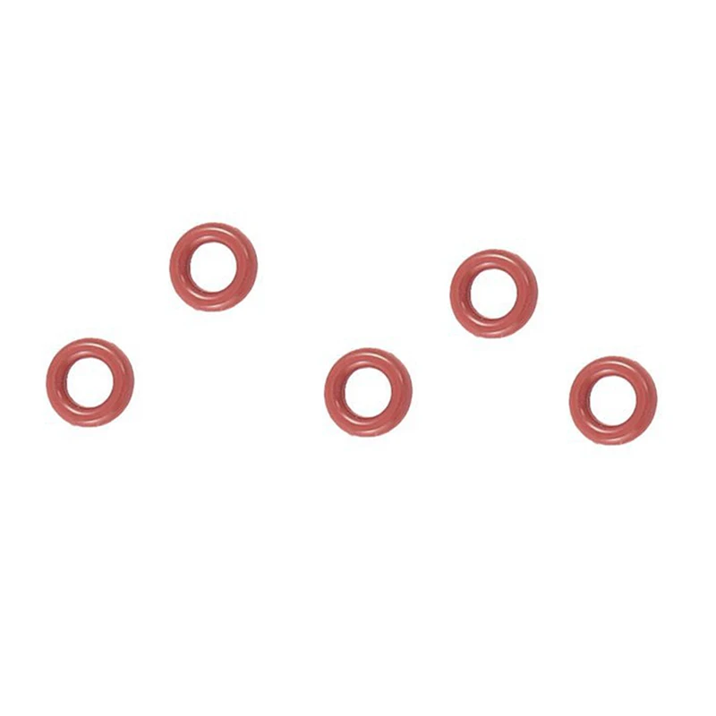 

50 Pcs 10mm OD 2.5mm Thickness Silicone O Ring Oil seal gasketet Ring Dark Red